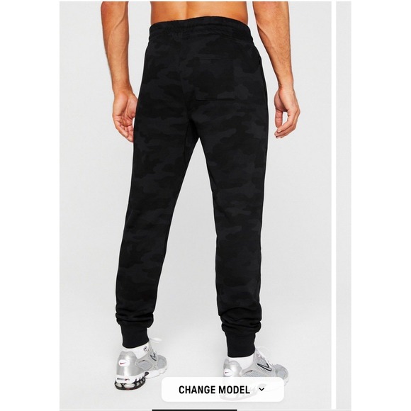 NWT Men's The year round terry Jogger Large dark camo by Fabletics - Picture 5 of 12